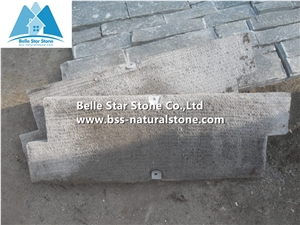Grey Slate Cemented Z Clad Stone Cladding,Natural Stacked Stone,Grey Culture Stone Veneer,Exterior Wall Ledgestone Panels,Pillar Wall Stone Panel