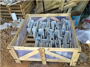 Grey Slate Fieldstone,Split Face Slate Loose Ledge Stone,Grey Random Stone,Natural Landscaping Wall Stone,Building Wall Facades,Slate Loose Pieces Wall Cladding,Grey Irregular Stone,L Corner Stone