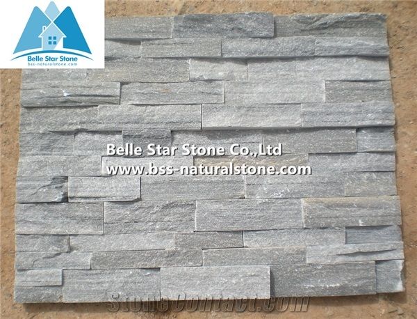 Grey Split Face Slate Ledgestone,P013 Slate Rough Face Culture Stone,Slate Stacked Stone,Grey Z Clad Stone Cladding,Natural Ledger Panels,Real Stone Veneer,Grey Stone Wall Panels,Natural Wall Cladding