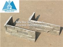 Grey Split Face Slate Ledgestone,P013 Slate Rough Face Culture Stone,Slate Stacked Stone,Grey Z Clad Stone Cladding,Natural Ledger Panels,Real Stone Veneer,Grey Stone Wall Panels,Natural Wall Cladding