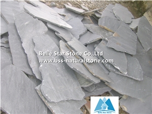 Grey Split Face Slate Random Flagstone,Riven Slate Irregular Flagstone,Grey Slate Crazy Stone,Natural Random Flagstone Patio,Grey Flagstone Wall,Flagstone Courtyard Pavers,Flagstone Walkway