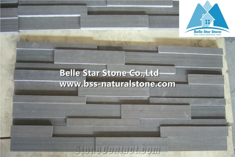 Lilac Wenge Sandstone 3d Ledgestone,Purple Wooden Sandstone up and Down Stacked Stone,Purple 3d Z Clad Stone Cladding,Natural 3d Stone Panel,Outdoor Wall Stone Veneer,Sandstone 3d Culture Stone