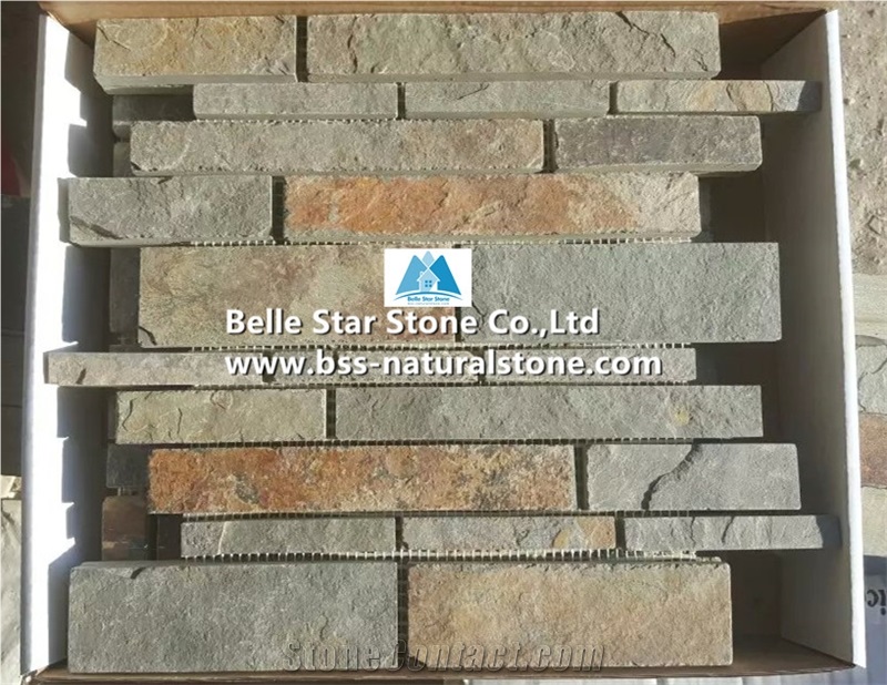 Multicolor Riven Slate Mosaic,Rusty Split Face Slate Wall Mosaic,Copper Rust Slate Floor Mosaic,Autumn Rose Slate Stone Mosaic,Multicolour Slate Mosaic Pattern,Natural Split Face Mosaic Tiles