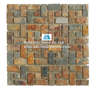Multicolor Riven Slate Mosaic,Rusty Split Face Slate Wall Mosaic,Sunset Slate Floor Mosaic,Autumn Rose Slate Mosaic Pattern,Copper Rust Slate Mosaic Tiles,Natural Multicolour Slate Stone Mosaic Multicolor Riven Slate Mosaic,Rusty Split Face Slate Wall Mosaic,Sunset Slate Floor Mosaic,Autumn Rose Slate Mosaic Pattern,Copper Rust Slate Mosaic Tiles,Natural Multicolour Slate Stone Mosaic