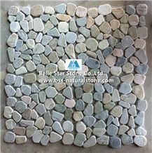 Oyster Pebble Mosaic,Desert Gold Quartzite Tumbled Stone Mosaic,Silver Sunset Quartzite Wall Mosaic,Golden Honey Quartzite Floor Mosaic,White Gold Quartzite Mosaic Pattern,Natural Oyster Mosaic Tiles