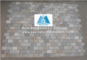 Oyster Split Face Mosaic,Desert Gold Quartzite Wall Mosaic,Golden Honey Quartzite Mosaic Wall Tiles,Silver Sunset Quartzite Mosaic Pattern,White Gold Quartzite Floor Mosaic,Natural Stone Mosaic
