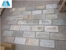Oyster Split Face Slate Mushroom Stone,Desert Gold Quartzite Mushroom Wall,Gold White Quartzite Pillar Wall Tiles,Golden Honey Quartzite Mushroom Wall Cladding,Silver Sunset Quartzite Mushroomed Stone
