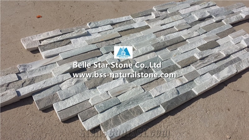Sierra Blue Quartzite Stacked Stone,Quartzite Culture Stone,Natural Ledger Panels,Blue Quartzite Stone Cladding,Real Stone Veneer,Rough Face Stone Wall Panels,Blue Quartzite Ledgestone,Wall Cladding