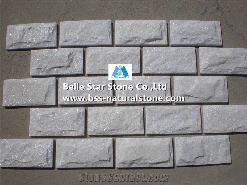 Snow White Quartzite Mushroom Stone,Super White Quartzite Mushroom Wall Cladding,White Pillar Mushroom Wall,White Mushroom Landscaping Wall Stone,Natural Split Face Mushroom Stone,Quartzite Mushroom
