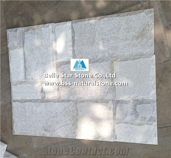Snow White Quartzite Mushroom Stone,Super White Quartzite Mushroom Wall Cladding,White Pillar Mushroom Wall,White Mushroom Landscaping Wall Stone,Natural Split Face Mushroom Stone,Quartzite Mushroom