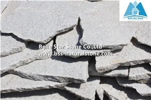 Snow White Quartzite Random Flagstone,Super White Irregular Flagstone,Quartzite Crazy Stone,White Random Stone,Natural Random Flagstone Wall,White Flagstone Walkway Pavers,Flagstone Patio,Flagstone