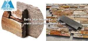 White Gold Quartzite Cemented Stacked Stone,Golden Honey Quartzite Stone Cladding,Beige Quartzite Stone Panel,Yellow Quartzite Stone Veneer,Natural Ledger Panels,Quartzite Wall Corner Stone