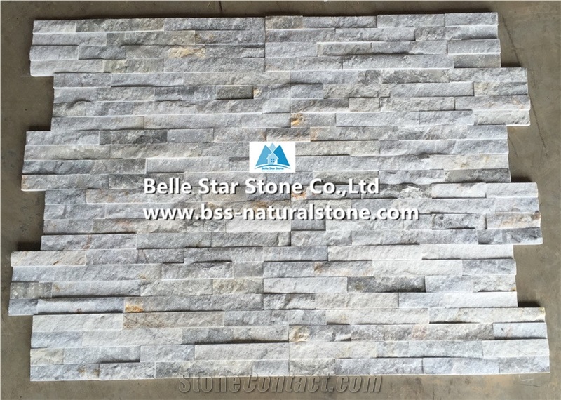 White Grey Quartzite Stone Cladding,Grey Quartzite Culture Stone,Blue Quartzite Stacked Stone,Natural Ledger Panels,Quartzite Ledgestone,Quartzite Stone Panels,Quartzite Thin Stone Veneer,Grey Stone