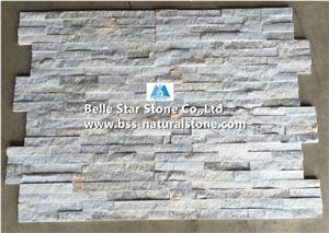 White Grey Quartzite Stone Cladding,Grey Quartzite Culture Stone,Blue Quartzite Stacked Stone,Natural Ledger Panels,Quartzite Ledgestone,Quartzite Stone Panels,Quartzite Thin Stone Veneer,Grey Stone