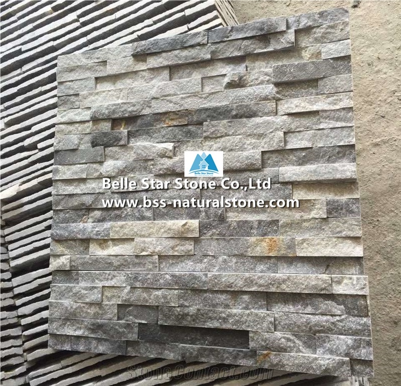 White Grey Quartzite Stone Cladding,Grey Quartzite Culture Stone,Blue Quartzite Stacked Stone,Natural Ledger Panels,Quartzite Ledgestone,Quartzite Stone Panels,Quartzite Thin Stone Veneer,Grey Stone
