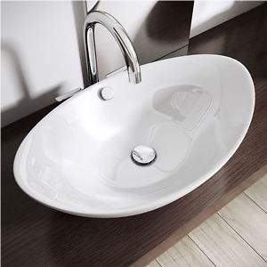 Super Crystallized White Nano Glass Stone Wash Basin