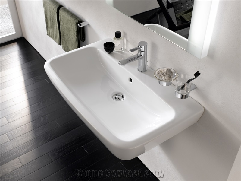 Super Crystallized White Nano Glass Stone Wash Basin