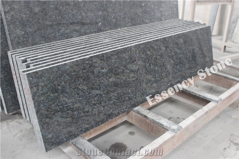 Blue Granite Step Stair,Butterfly Blue Granite Stair Tread,Staircase Risers,Chinese Blue Granite