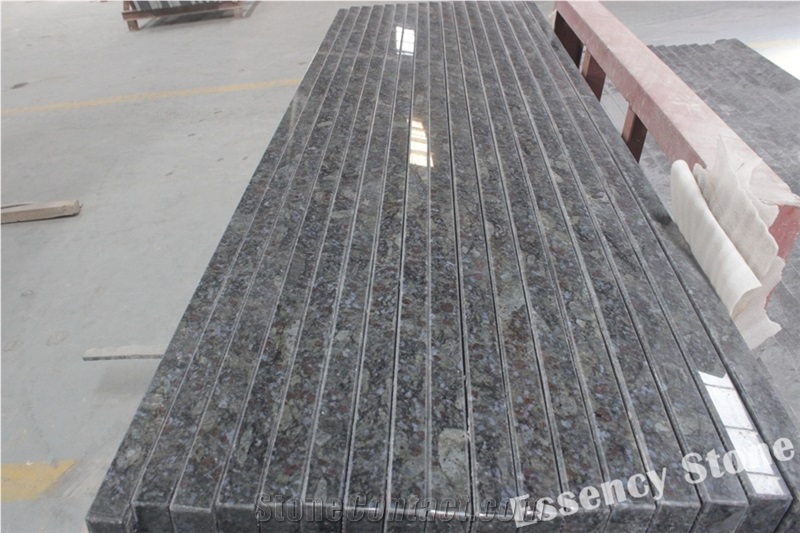 Blue Granite Step Stair,Butterfly Blue Granite Stair Tread,Staircase Risers,Chinese Blue Granite