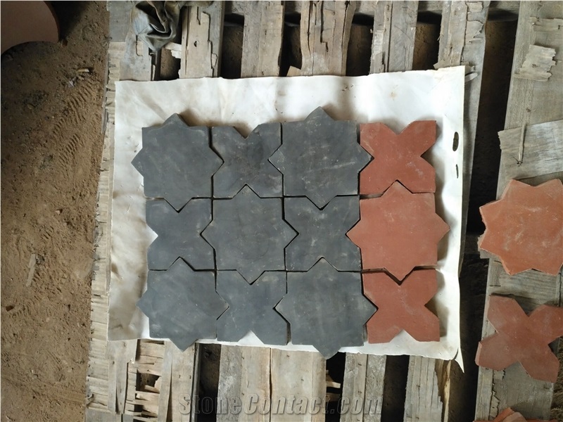 Black Clay Flooring Tiles,Antique Handmade Tiles