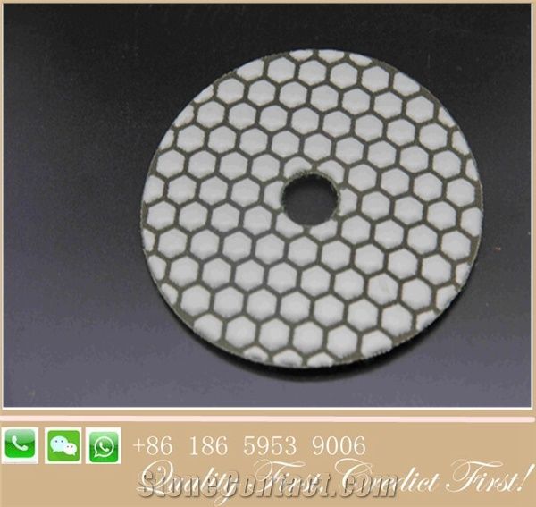 80mm Dry Dimaond Resin Polishing Pad