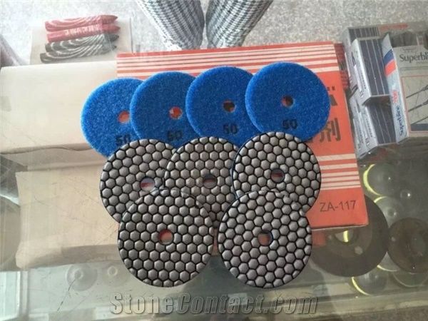 80mm Dry Dimaond Resin Polishing Pad