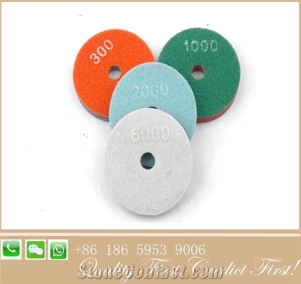 Sanding Disc Floor Buffing for Marble Fiber Sponge Polishing Pad