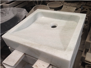 Absolute White Sinks,Stone Basins,Square Sinks,Square Basin,Bathroom Sinks,Vessel Sinks,Wash Basins,Marble Sinks