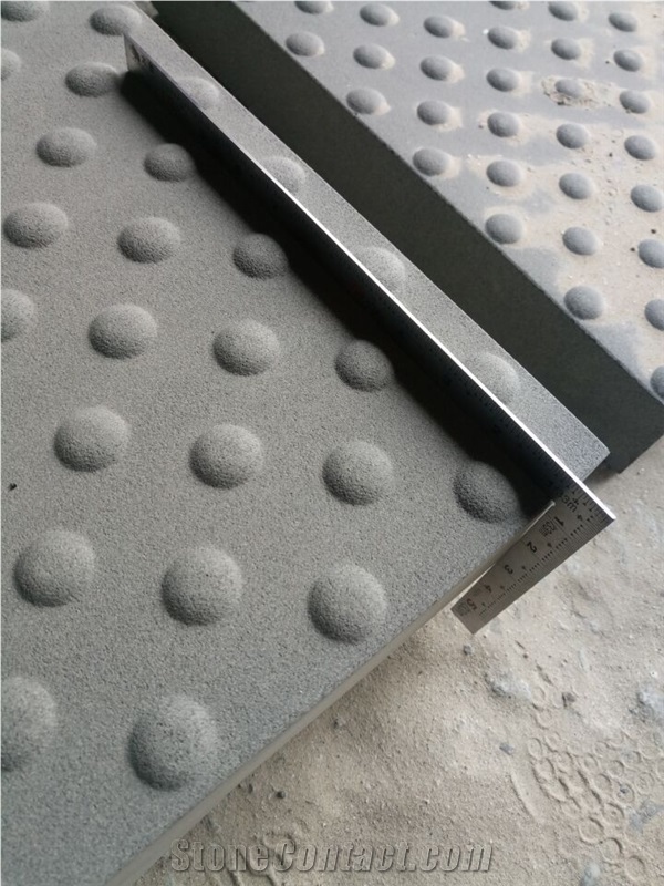 Basalt Blind Stone, Black Basalt Blind Stone,Paving Stone,Floor Covering,Blind Stone Pavers,Walkway Pavers,Blind Paving Stone