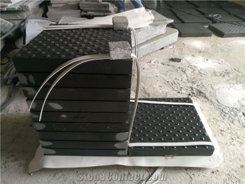 Basalt Blind Stone, Black Basalt Blind Stone,Paving Stone,Floor Covering,Blind Stone Pavers,Walkway Pavers,Blind Paving Stone