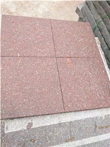 China Red Porphyry Slabs & Tiles, Red Granite Tiles