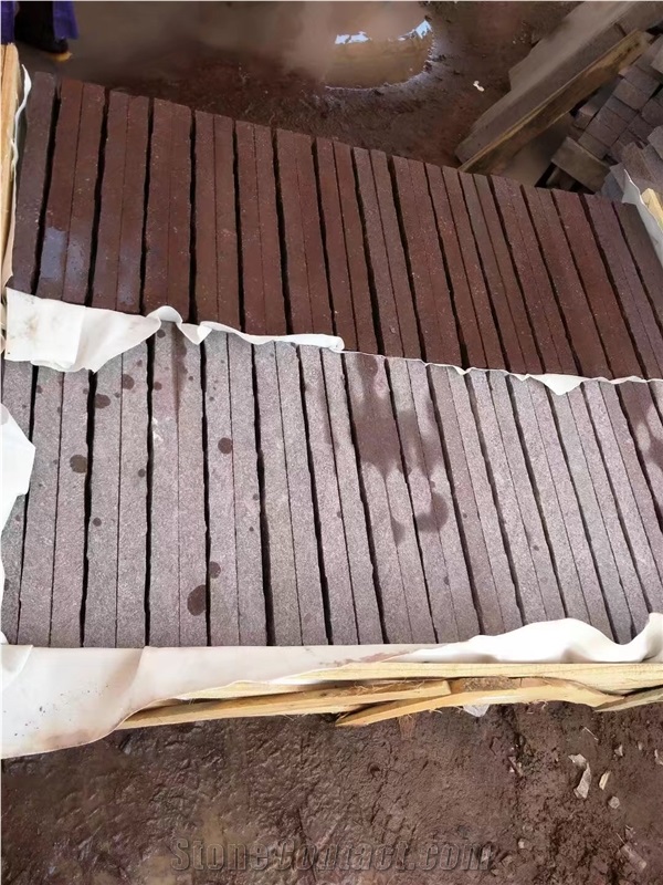 China Red Porphyry Slabs & Tiles, Red Granite Tiles