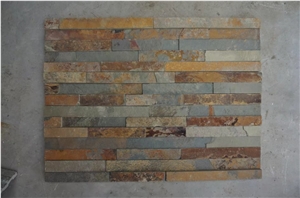 Multicolor Rustic Slate Culture Stone Veneer Wall Decoration Corner Stone Thin Stone Veneer