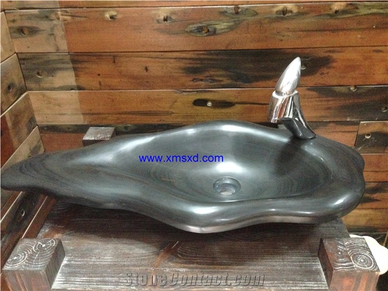 Natural Stone Vessel Sinks,Wash Basins,Irregular Sinks,Bathroom Sinks/Basins