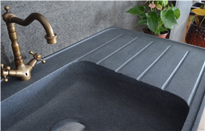Vessel Sinks,Bathroom Sinks,Wash Basins,Square Basins,Square Sinks,Dark Grey Granite Basins,Natural Stone Sinks/Basins