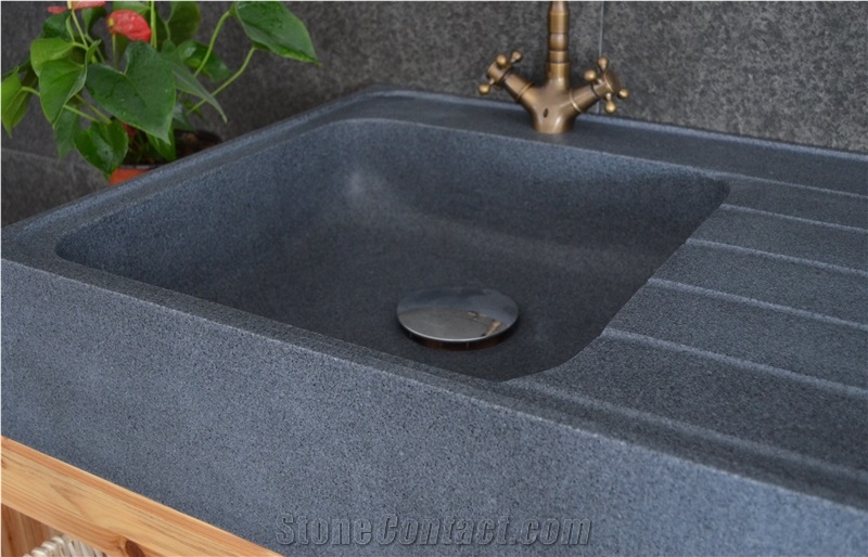 Vessel Sinks,Bathroom Sinks,Wash Basins,Square Basins,Square Sinks,Dark Grey Granite Basins,Natural Stone Sinks/Basins