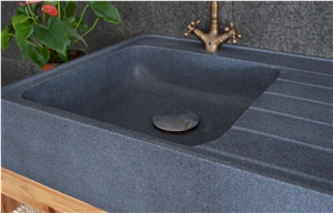 Vessel Sinks,Bathroom Sinks,Wash Basins,Square Basins,Square Sinks,Dark Grey Granite Basins,Natural Stone Sinks/Basins