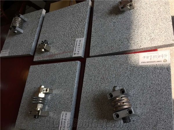 300mm Diamond Bush Hammer with 6 Sinking Roller