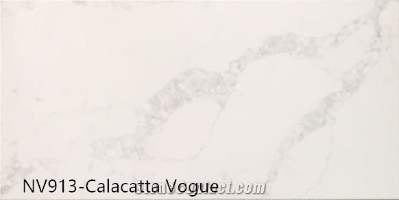 Quartz Stone/Manmade Stone/Calacatta Vagli Quartz Countertops/ Kitchen Island Tops/Foshan,China