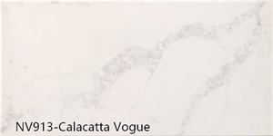 Quartz Stone/Manmade Stone/Calacatta Vagli Quartz Countertops/ Kitchen Island Tops/Foshan,China
