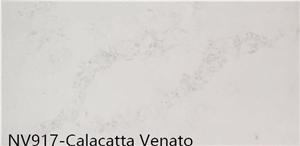 Quartz Stone/Manmade Stone/Calacatta Vagli Quartz Countertops/ Kitchen Island Tops/Foshan,China