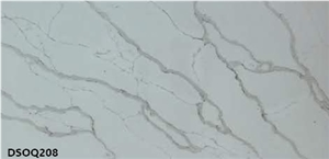 Quartz Stone/Manmade Stone/Calacatta Vagli Quartz for Countertops/ Kitchen Island Tops/Foshan,China