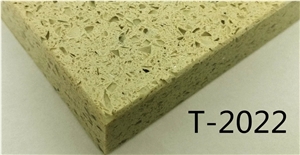 Artificial Quartz Stone T-504 Green Solid Surfaces Polished Slabs & Tiles Engineered Stone for Hotel Kitchen Bathroom Counter Top Walling Panel Environmental Building Materials