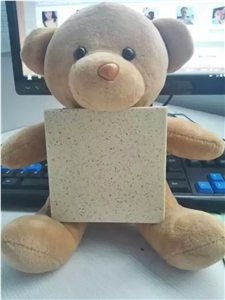 Cheap Chinese Popular Polished Beige Artificial Quartz Stone Big Slabs & Tiles for Floor, Wall Covering, Caesarstone Solid Surface, Silestone, Engineered Stone Walling