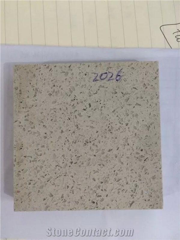 Cheap Chinese Popular Polished Beige Artificial Quartz Stone Big Slabs & Tiles for Floor, Wall Covering, Caesarstone Solid Surface, Silestone, Engineered Stone Walling