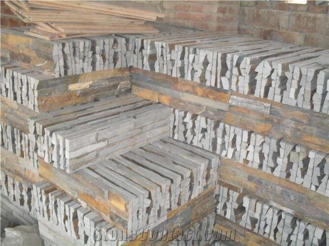 China Multicolor Slate Cultured Stone/Slate Culture Stone/Culture Slate/Slate Wall Cladding