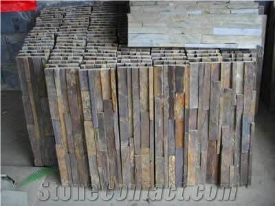 China Multicolor Slate Cultured Stone/Slate Culture Stone/Culture Slate/Slate Wall Cladding