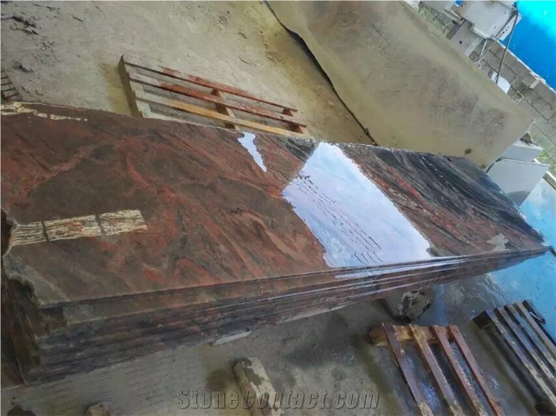 China Red Multicolor,Multicolor Red China,Rosso Multicolor Granite,Red Grain Multicolor Granite,China Multicolor Red Granite Steps/Stair Riser/Stair Treads/Staircase