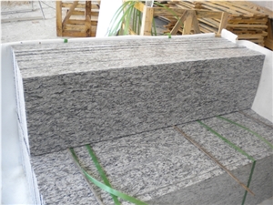 Chinese Good Price Wave White Granite Stair Treads