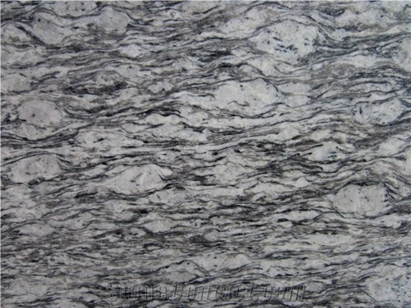 Chinese Good Price Wave White Granite Stair Treads